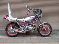 SUZUKIのGS400フルメッキフルカスタム