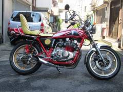 SUZUKIのGS400フルカスタム